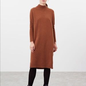 Joules Hallie Knitted Oversized Turtle Neck Dress